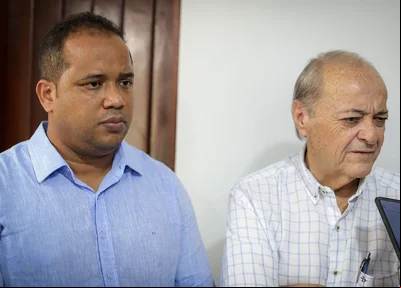 Enzo Samuel e Sílvio Mendes