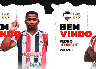 River fecha com atacante experiente e volante com rodagem no Piauí