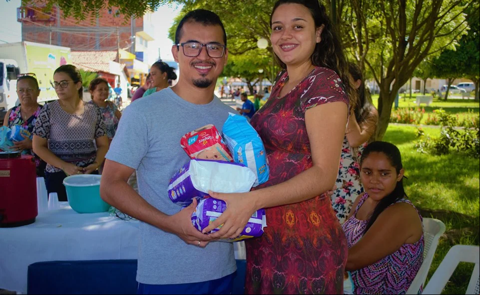 Entrega de presentes 